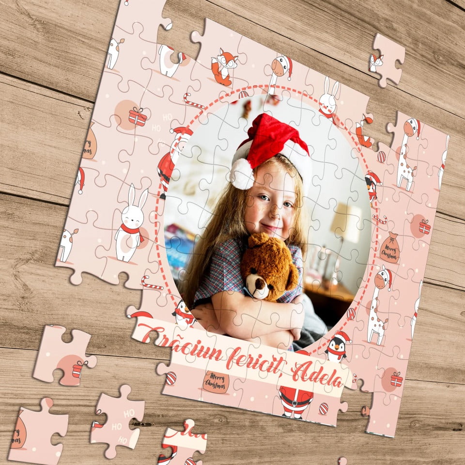 Puzzle personalizat cu o fotografie Craciun