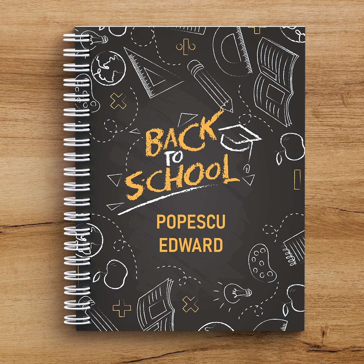 Caiet personalizat Back to school