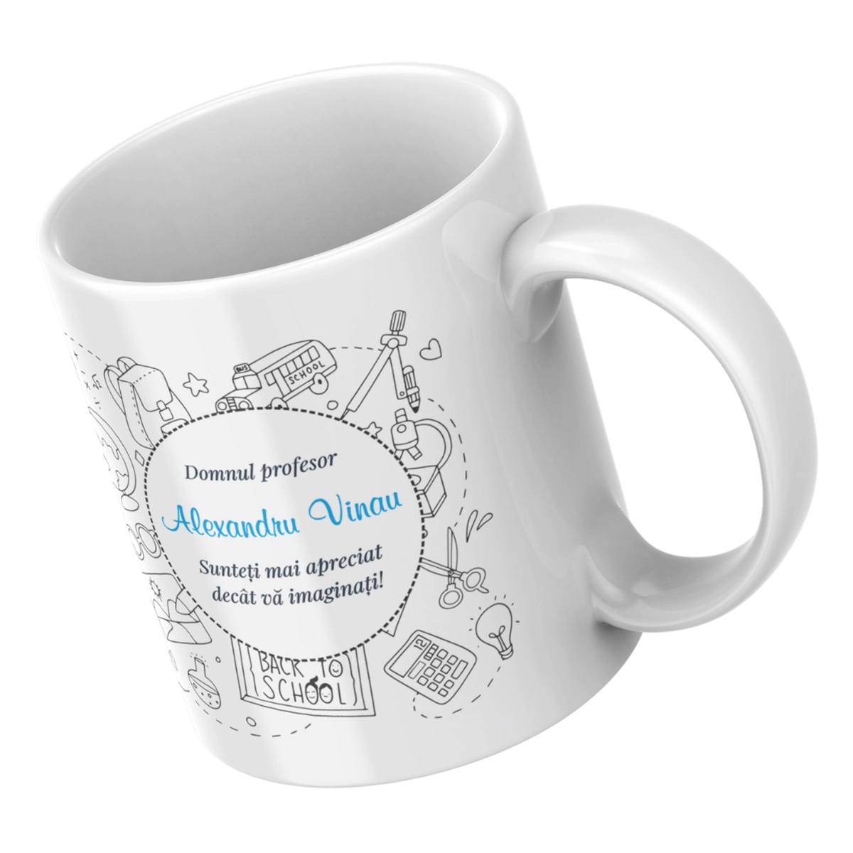 Cana personalizata profesor