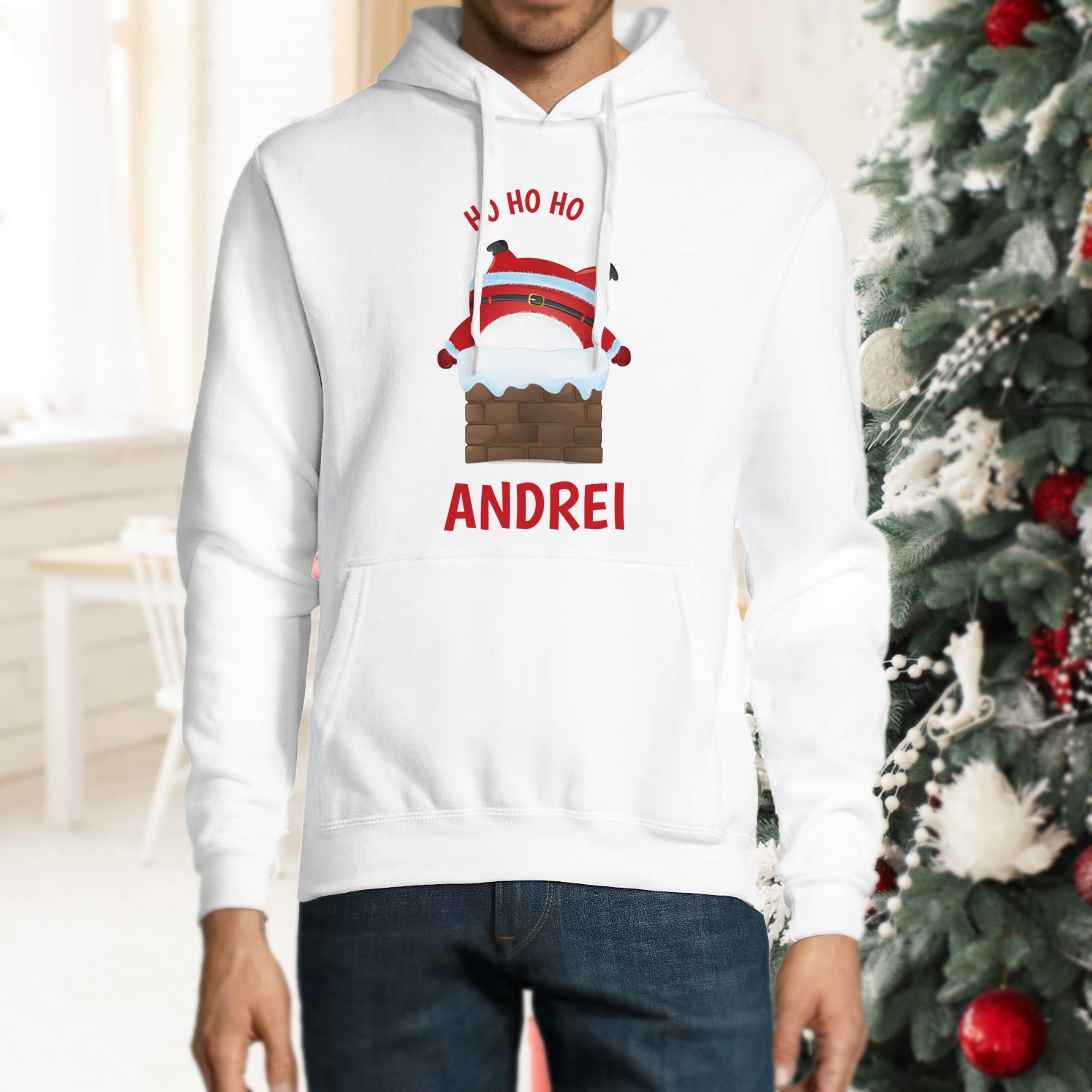 Hanorac personalizat Santa Claus si nume