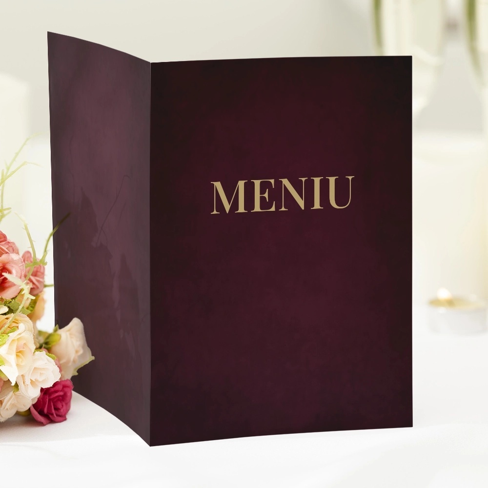 Meniu elegant bordeaux - burgundy 70126