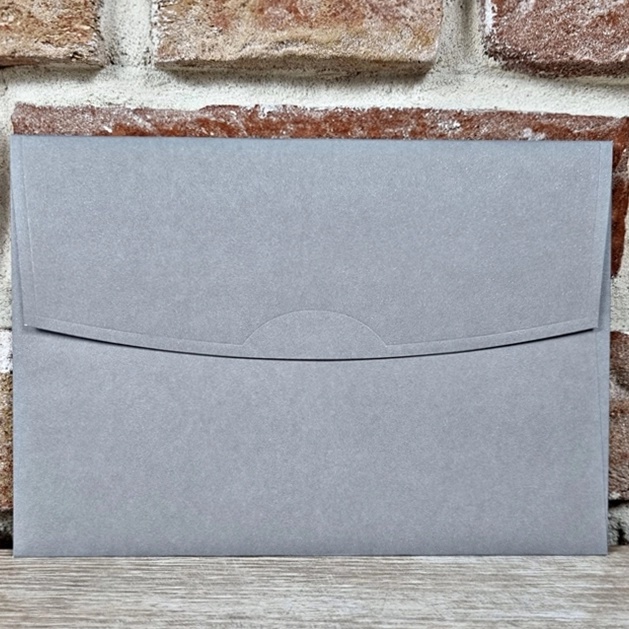 Plic argintiu mat 14x20 cm Z9144