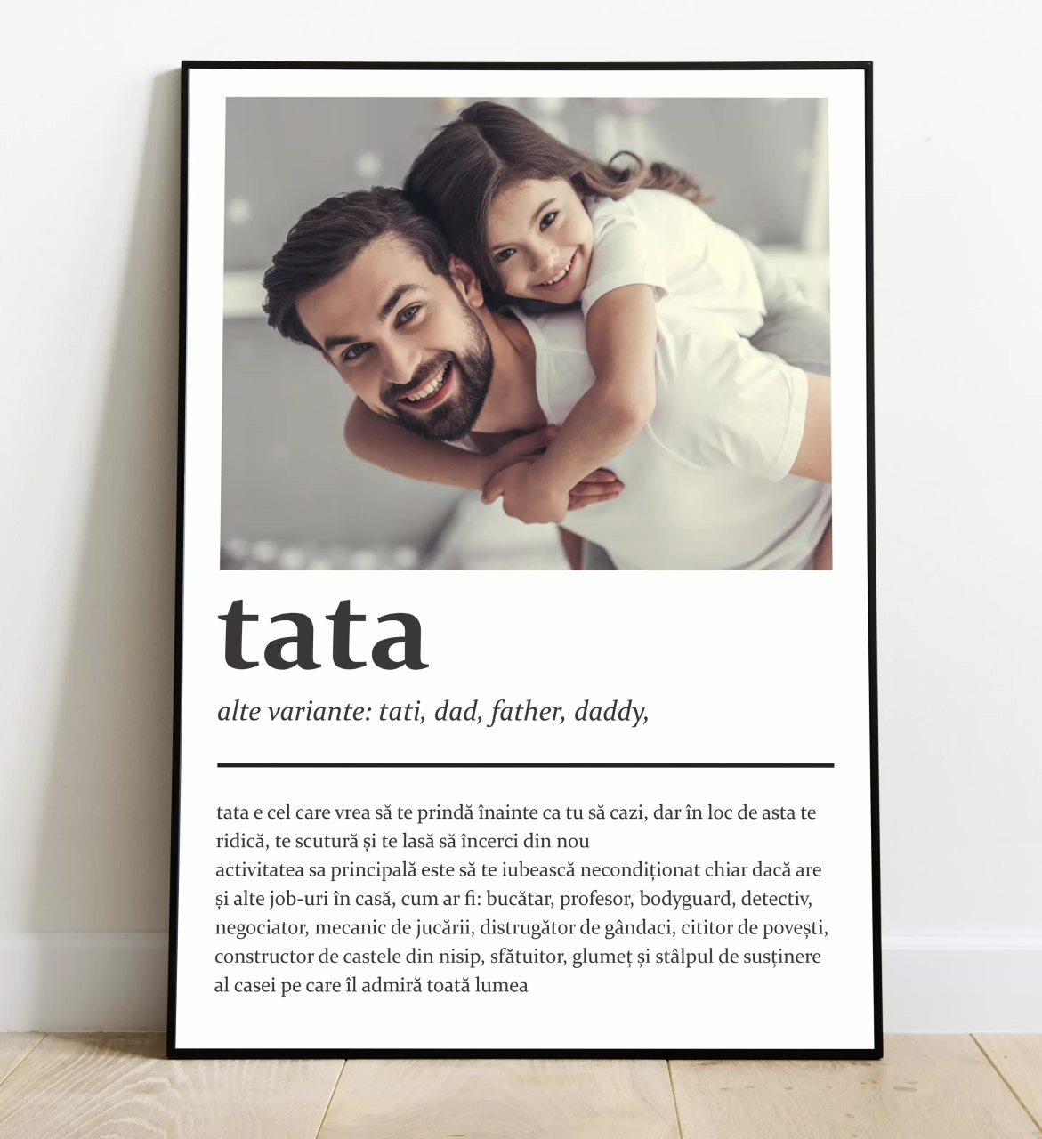 Tablou personalizat tata