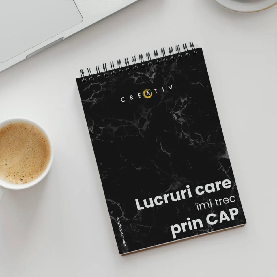 Notebook personalizat cu Lucruri care imi trec prin cap