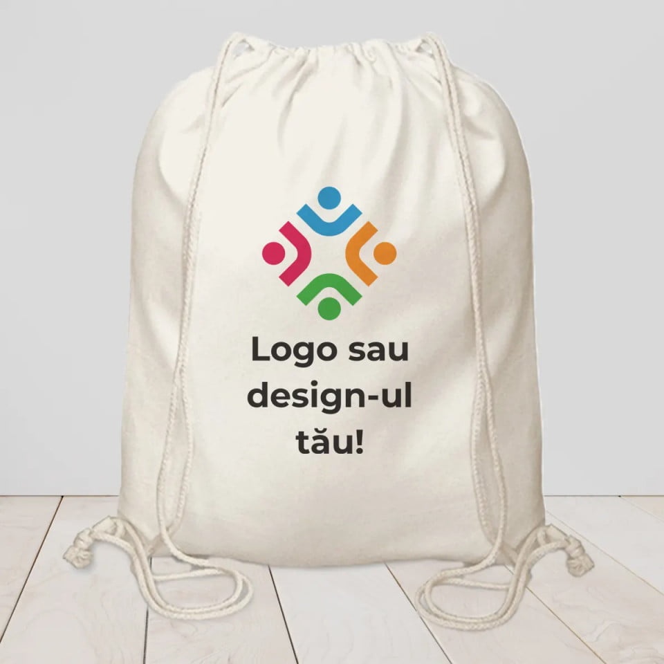 Saculet personalizat cu logo sau modelul tau