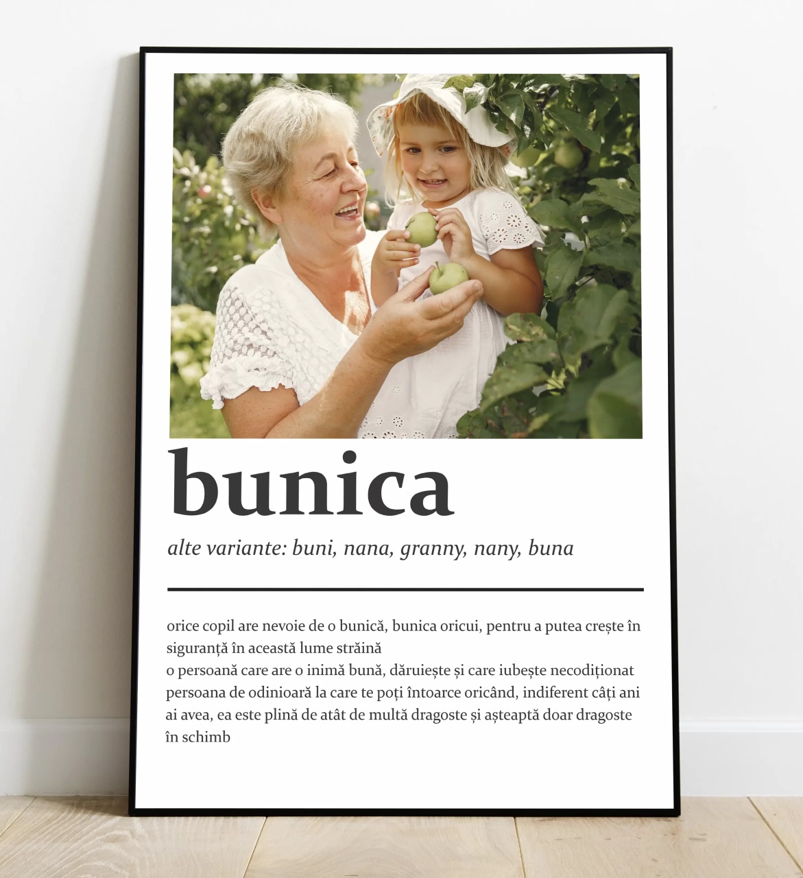 Tablou personalizat bunica