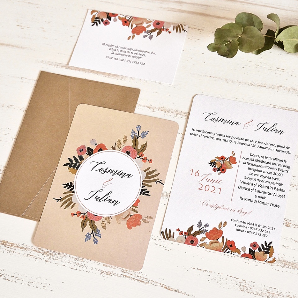 Invitatie de nunta ECO 39785