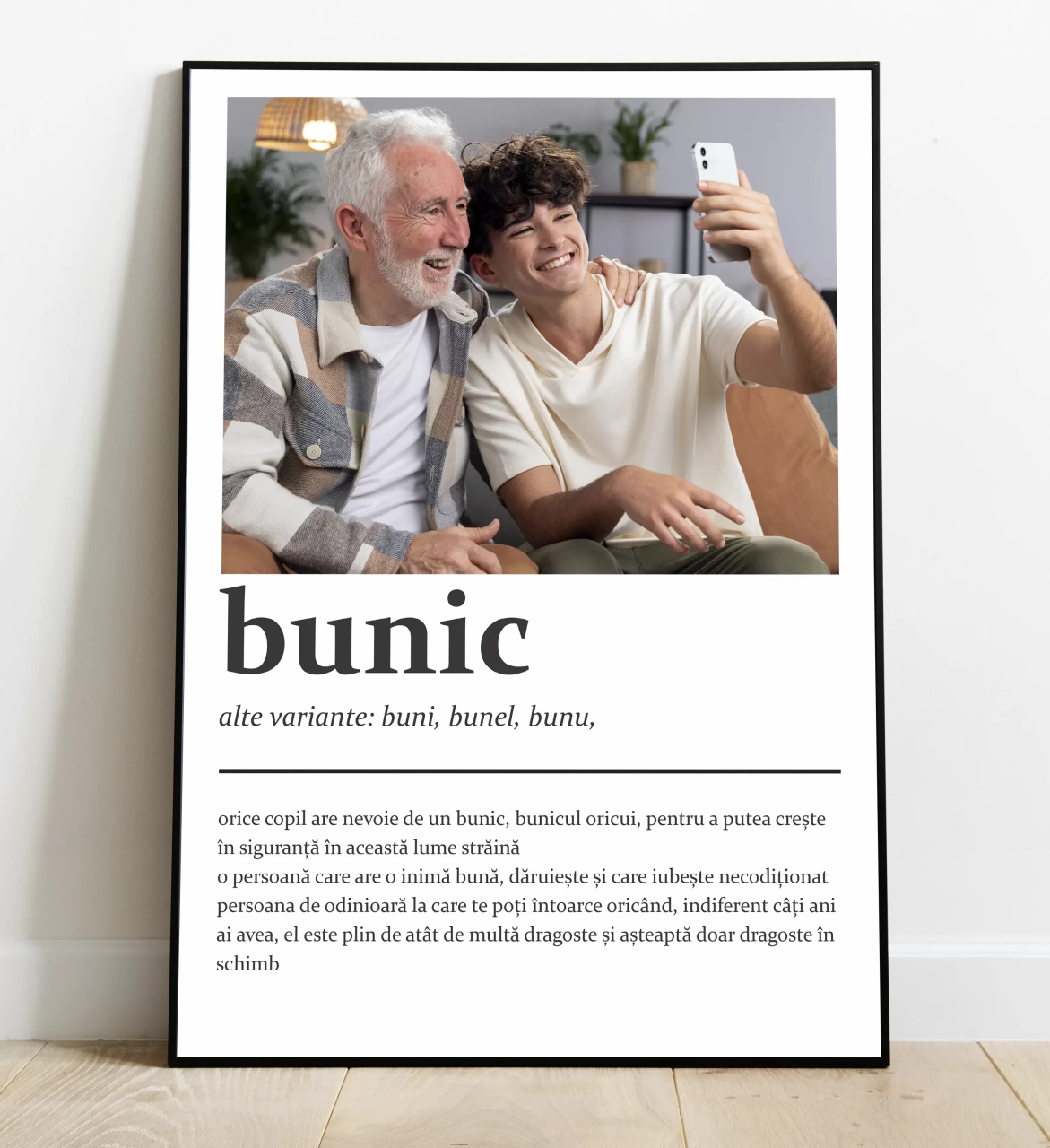 Tablou personalizat bunic