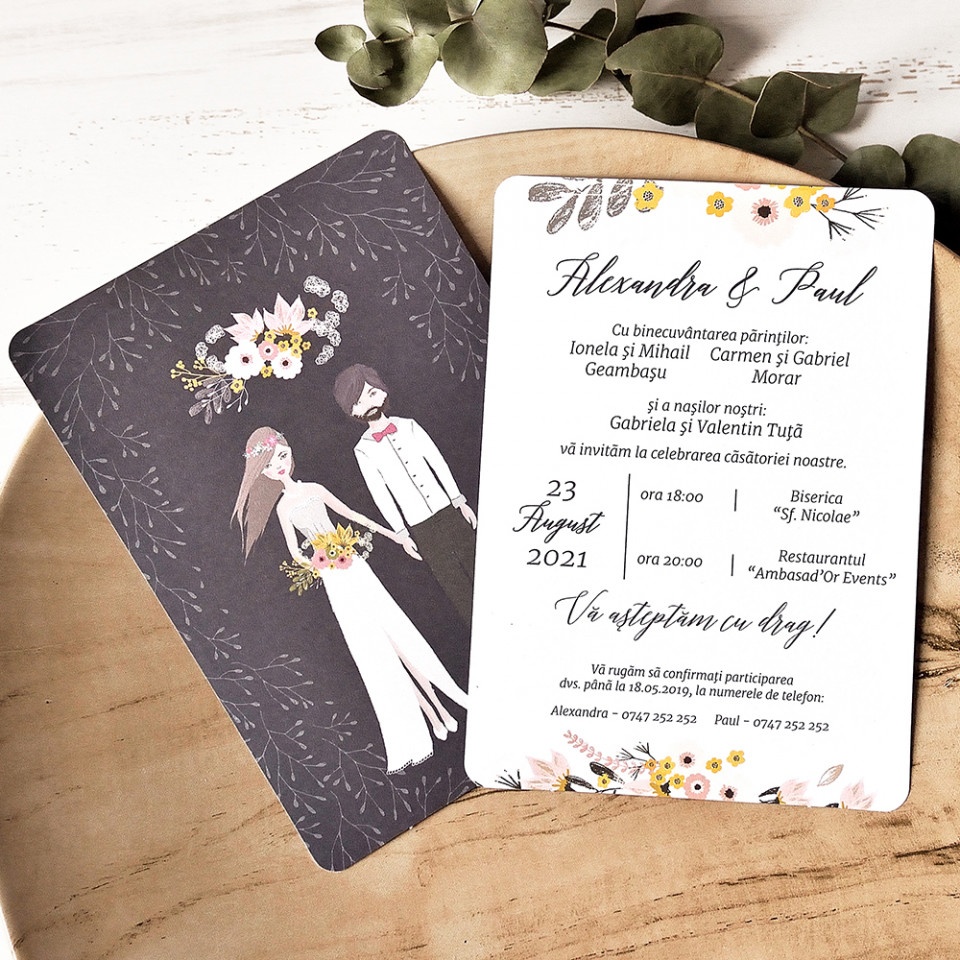 Invitatie de nunta ECO 39786