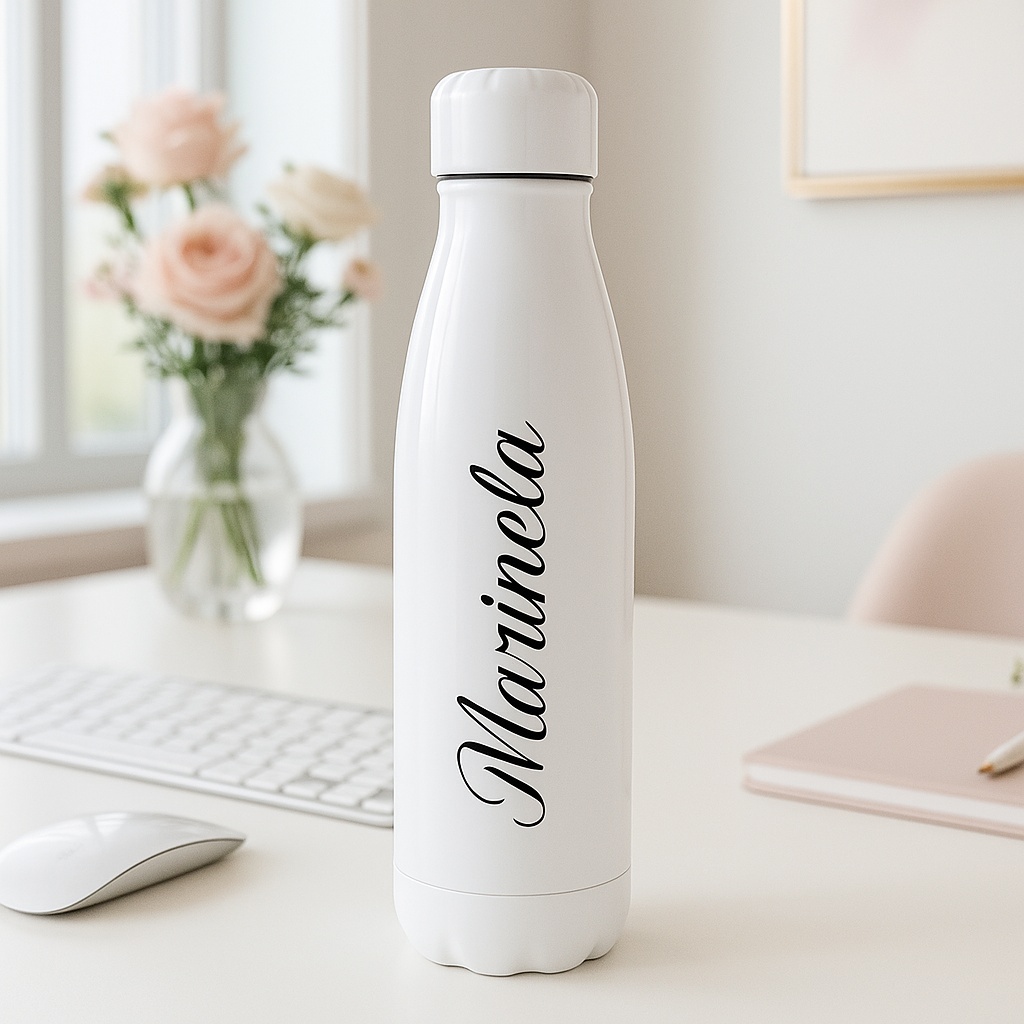 Sticla de apa personalizata cu nume, metalica, 700ml