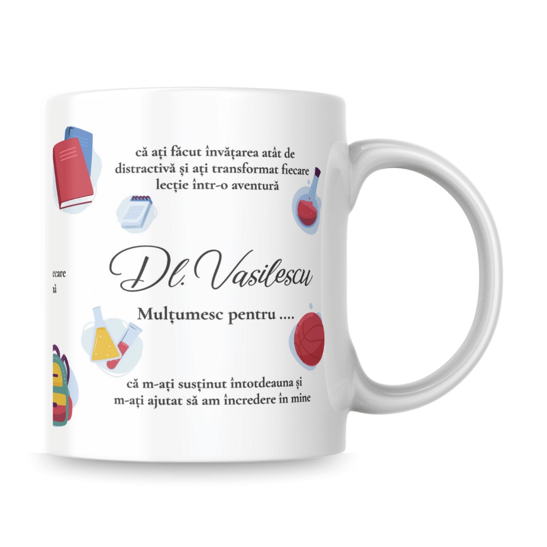 Cana personalizata cu mesaj