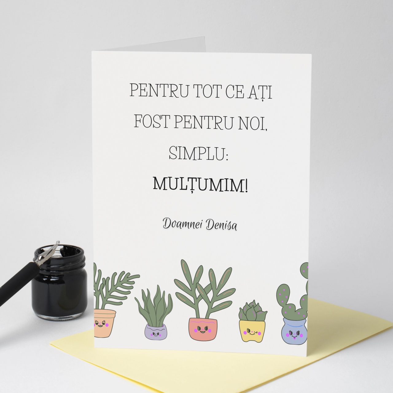 Felicitare pentru educatoare