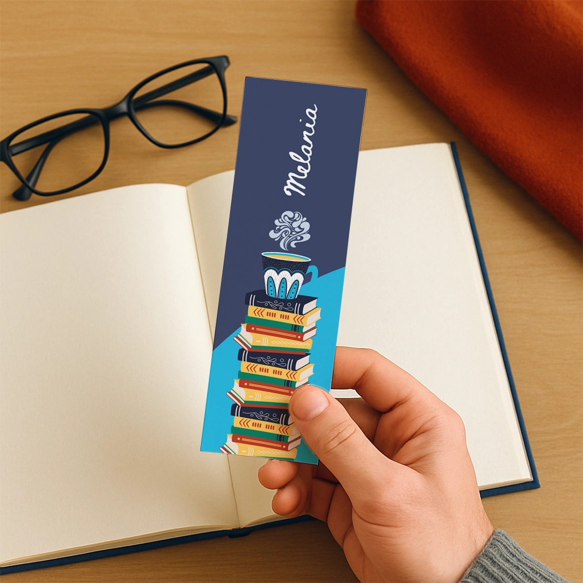 Semn de carte personalizat cu nume