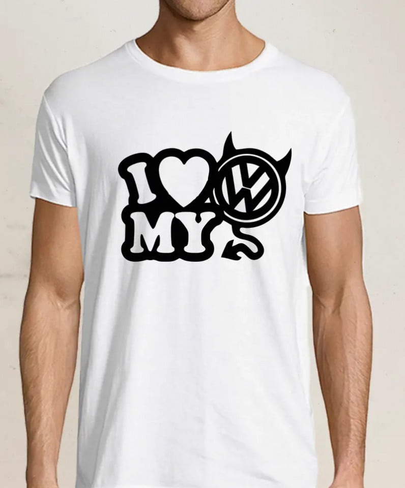 Tricou personalizat I love VW