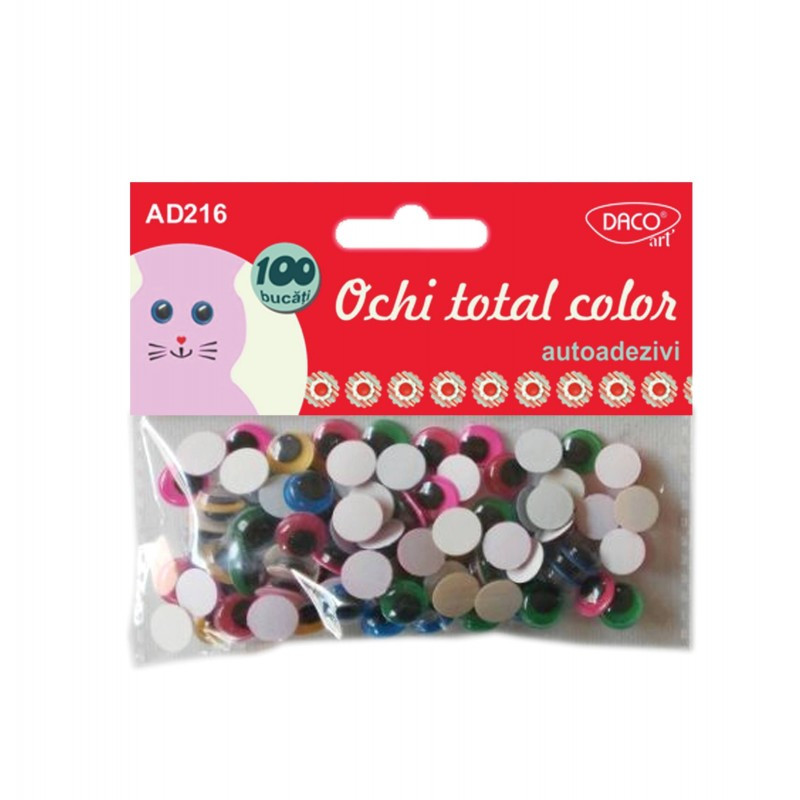 Ochi mobili total color - Accesorii craft Daco