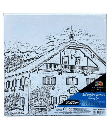 PANZA PREDESENATA PE SASIU 30*30CM CORABIE SF ART PIGNA ART PIGNA imagine 2022 depozituldepapetarie.ro