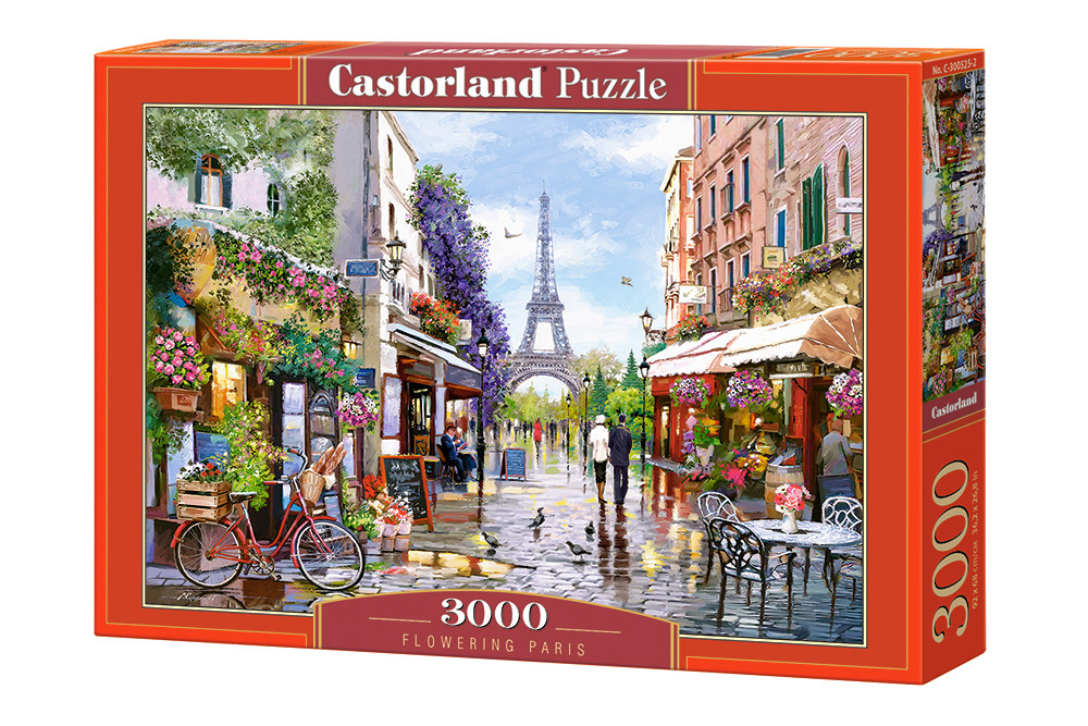 Puzzle 3000 piese Flowering Paris-Castorland Castorland imagine 2022 depozituldepapetarie.ro