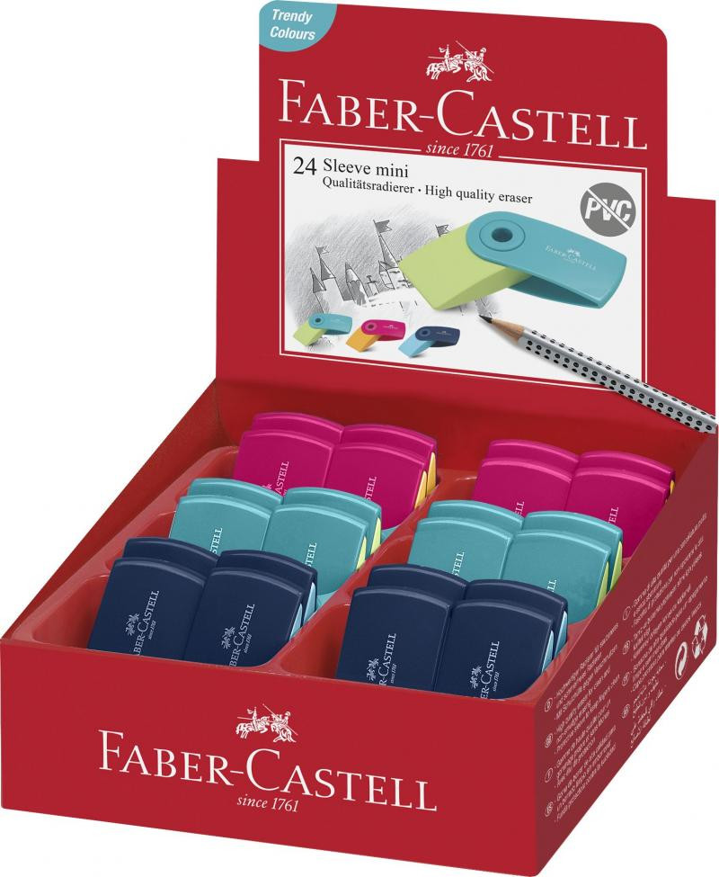 RADIERA CREION SLEEVE MINI TREND 2019 FABER-CASTELL Faber-Castell imagine 2022 depozituldepapetarie.ro