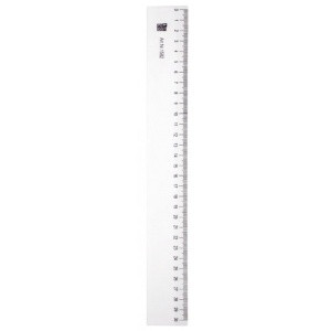 Rigla din plastic transparent, 20cm, ALCO Alco imagine 2022 depozituldepapetarie.ro