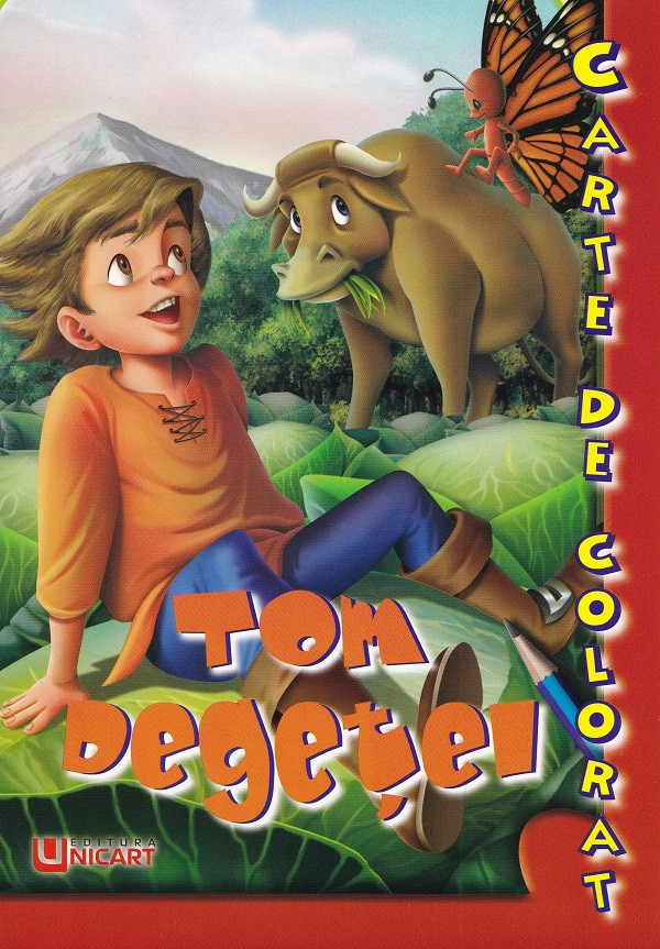 Tom Degetel- carte de colorat