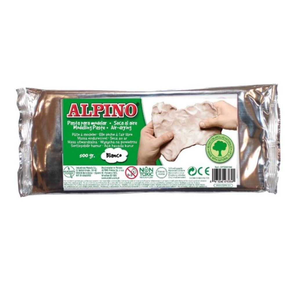 Pasta de modelat, 500 grame, Alba ALPINO Alpino imagine 2022 depozituldepapetarie.ro