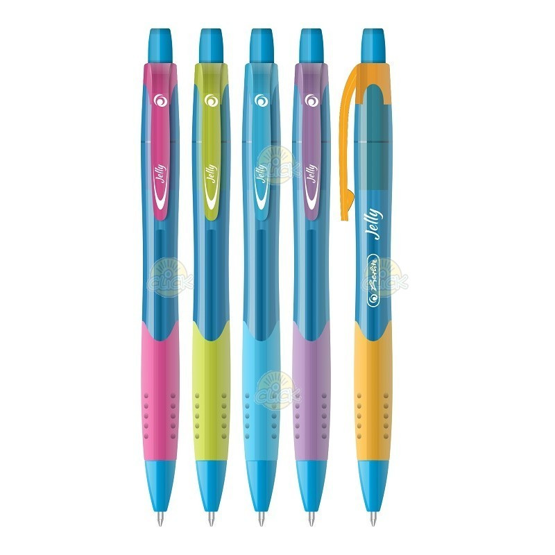 Pix cu gel Jelly mina 0,7mm albastra Herlitz Herlitz imagine 2022 depozituldepapetarie.ro