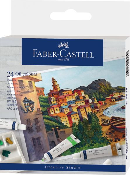CULORI ULEIURI 24 CULORI 20ML FABER-CASTELL Faber-Castell imagine 2022 depozituldepapetarie.ro