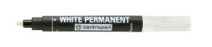 Marker permanent CENTROPEN 8586 – vf.2.5mm alb Centropen imagine 2022 depozituldepapetarie.ro