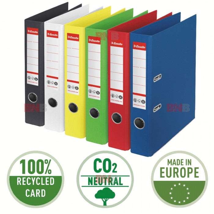 Biblioraft Esselte No.1 Power Recycled, carton CO2 neutru, 100% reciclat, FSC, A4, 50 mm Esselte imagine 2022 depozituldepapetarie.ro