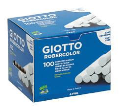 Creta alba, cilindrica, 100buc/cutie, GIOTTO GIOTTO imagine 2022 depozituldepapetarie.ro