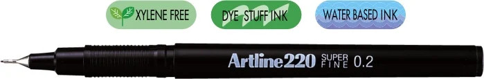 Liner ARTLINE 220, varf fetru 0.2mm Artline imagine 2022 depozituldepapetarie.ro