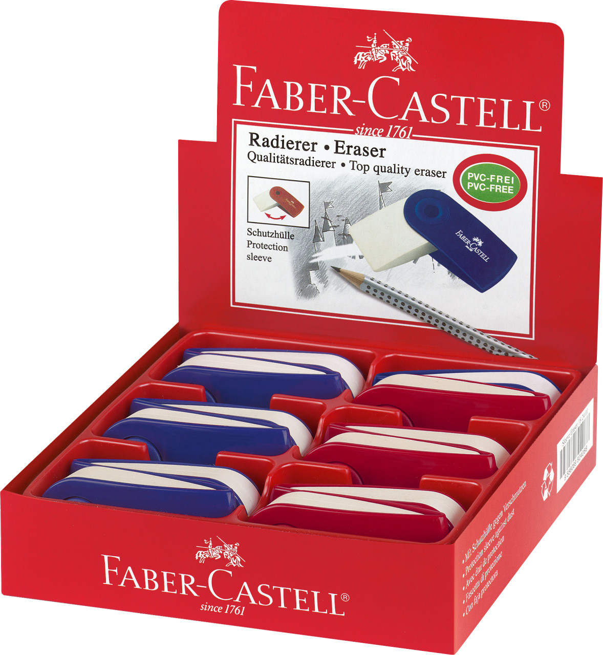 Radiera creion Sleeve Faber-Castell Faber-Castell imagine 2022 depozituldepapetarie.ro
