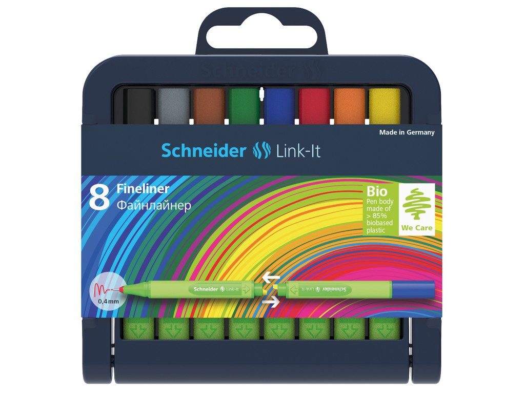 Set Liner Schneider Link-It 0,4 mm, 8 culori horus-center.ro imagine 2022 depozituldepapetarie.ro