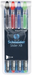Pix SCHNEIDER Slider Basic XB, rubber grip, 4 culori/set – (N,R,A,V) horus-center.ro imagine 2022 depozituldepapetarie.ro