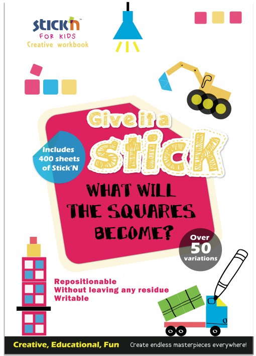 Carte creativa Stick”n Square – patrate neon asortate horus-center.ro imagine 2022 depozituldepapetarie.ro