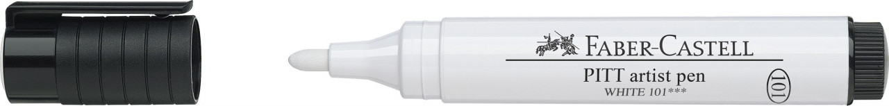 PITT ARTIST PEN BIG BRUSH ALB FABER-CASTELL Faber-Castell imagine 2022 depozituldepapetarie.ro