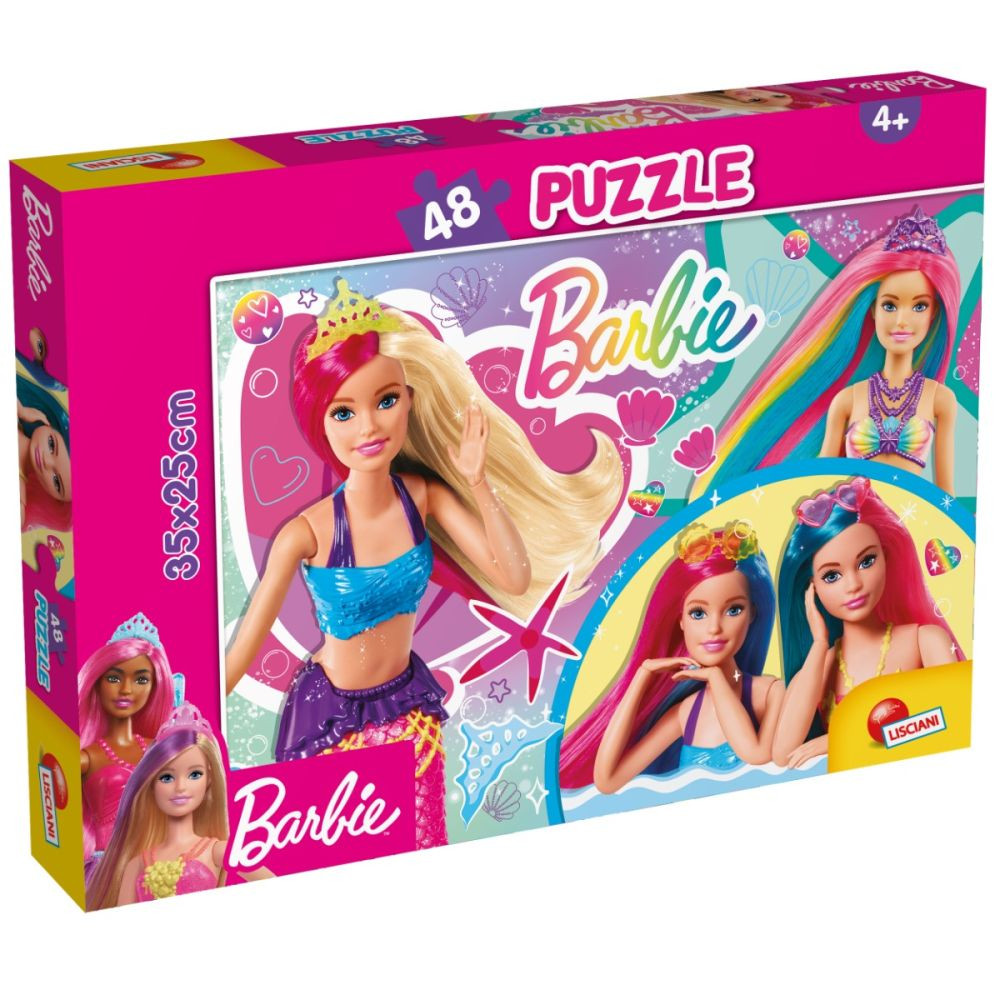 Puzzle maxi 48 piese , Barbie Lisciani