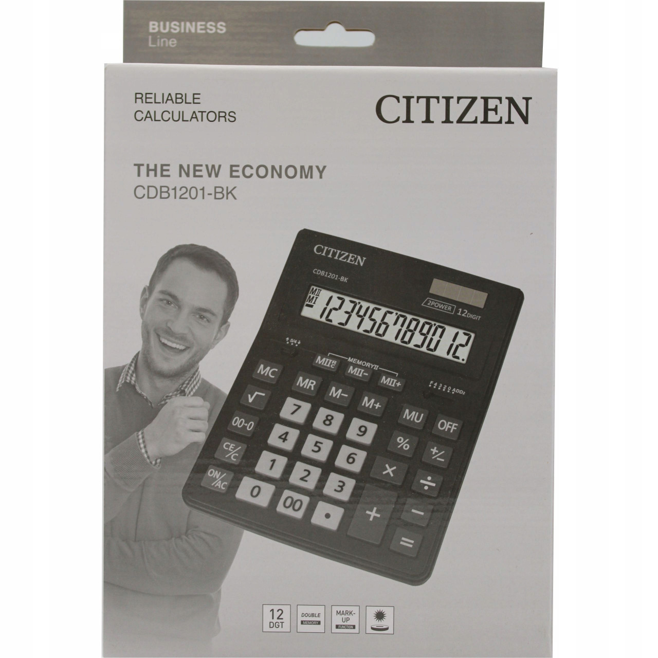 Calculator Citizen CDB1201-BK/CZ-CDB1201-BK