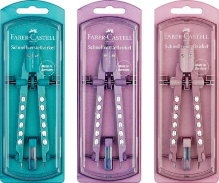 COMPAS SPARKLE FACTORY 2023 FABER-CASTELL Faber-Castell imagine 2022 depozituldepapetarie.ro