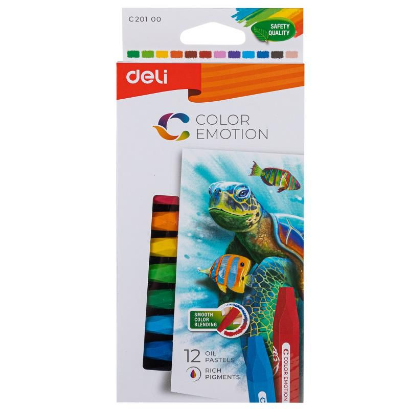 CREIOANE ULEI PASTEL 12 CULORI COLOR EMOTION DELI CREIOANE ULEI PASTEL 12 CULORI COLOR EMOTION DELI