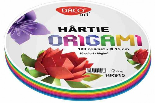 Hartie Origami rotunda Daco imagine 2022 depozituldepapetarie.ro