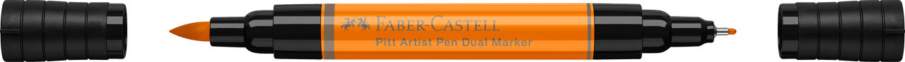 PITT ARTIST PEN DUAL MARKER PORTOCALIU GLAZURAT 113 FABER-CASTELL Faber-Castell imagine 2022 depozituldepapetarie.ro
