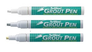 Marker pentru rosturi, corp metalic, varf tesit, 2.0-4.0mm, ARTLINE 419 Grout Pen Artline imagine 2022 depozituldepapetarie.ro