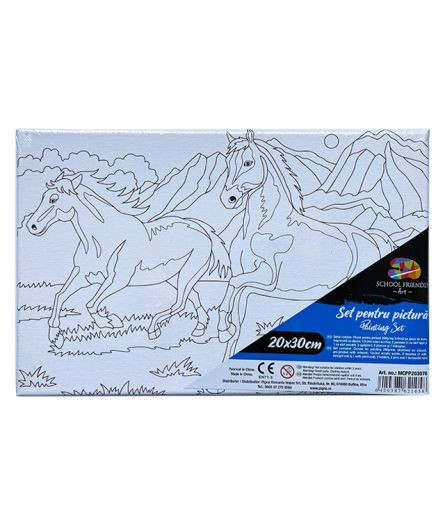 PANZA PREDESENATA PE SASIU 20*30CM CAI SF ART PIGNA ART PIGNA imagine 2022 depozituldepapetarie.ro