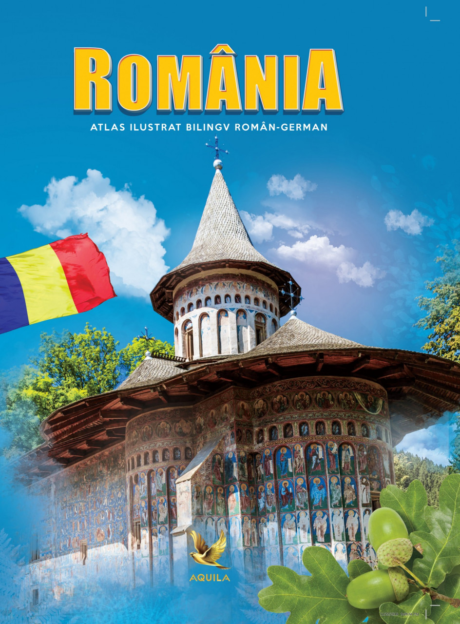 Romania - Atlas Ilustrat Bilingv Roman-German