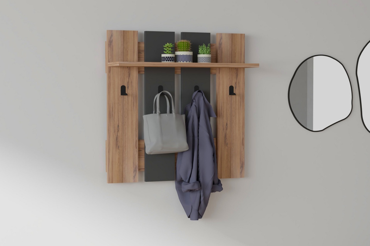 Cuier Elegant, Oak Ridge, UnicUtil, 70 x 70 x 18 cm, Nuc Gri