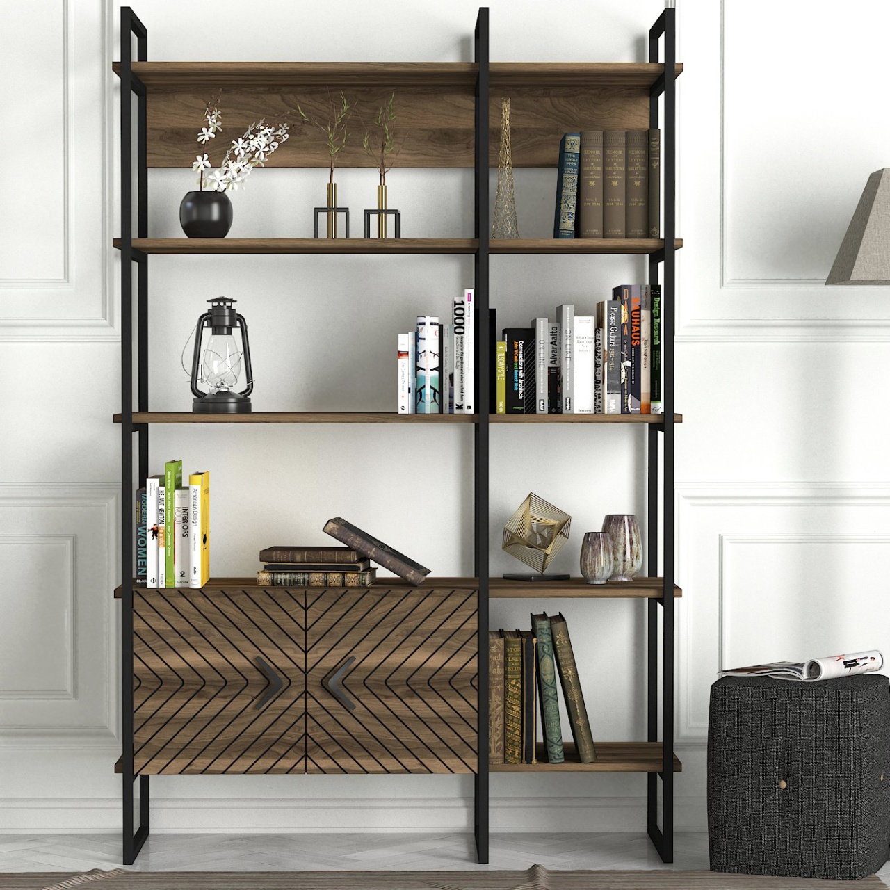 Biblioteca, Modern Zen, UnicUtil, 120 x 39 x 180 cm, Maro