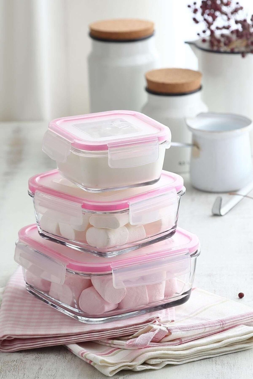 Set 3 caserole sticla, UnicUtil, Sturdy Elegant, Transparent, ROZ