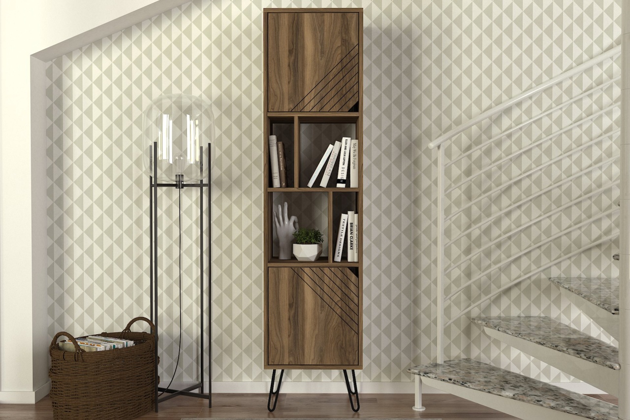 Biblioteca, Trendy Space, UnicUtil, 45 x 35 x 184 cm, Maro