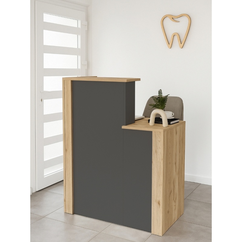 Birou recepție, Enter Front Desk, UnicUtil, Bej-Gri